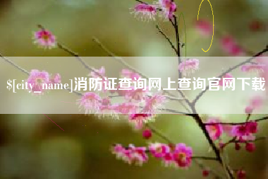 响水消防证查询网上查询官网下载
