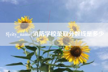 响水消防学校录取分数线是多少