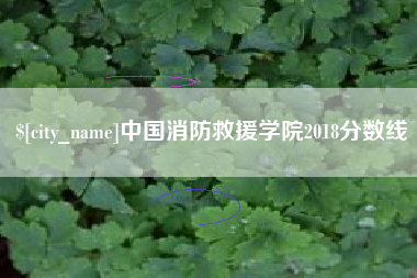 响水中国消防救援学院2018分数线
