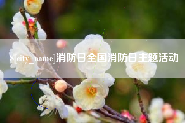 响水消防日全国消防日主题活动