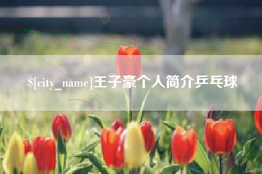 响水王子豪个人简介乒乓球