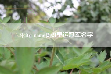 响水2024奥运冠军名字