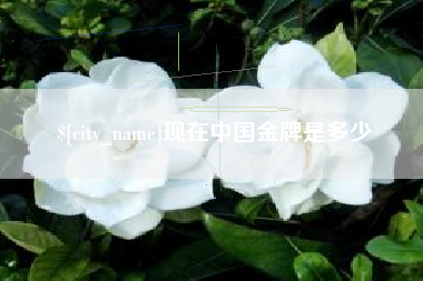 响水现在中国金牌是多少