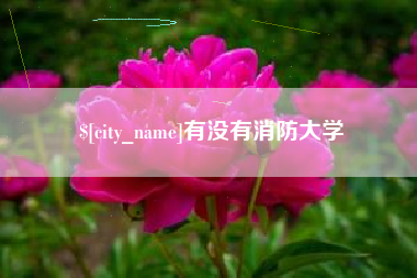 响水有没有消防大学