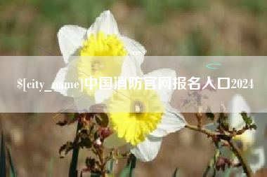 响水中国消防官网报名入口2024