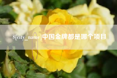 响水中国金牌都是哪个项目