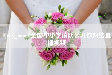 响水全国中小学消防公开课网络直播视频