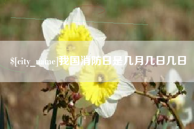 响水我国消防日是几月几日几日