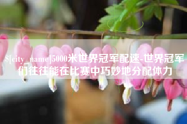 响水5000米世界冠军配速-世界冠军们往往能在比赛中巧妙地分配体力