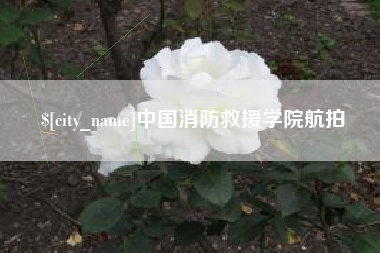 响水中国消防救援学院航拍