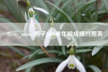 响水男子5000米年龄成绩对照表