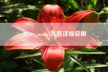 响水九宫详细说明