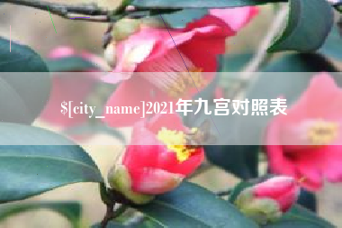 响水2021年九宫对照表