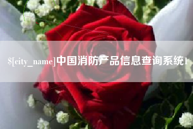 响水中国消防产品信息查询系统1