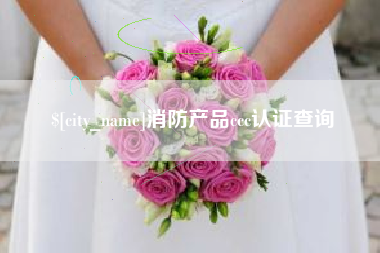 响水消防产品ccc认证查询
