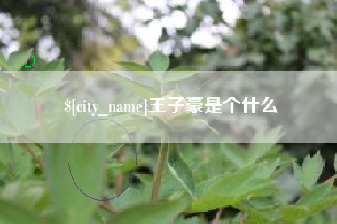 响水王子豪是个什么