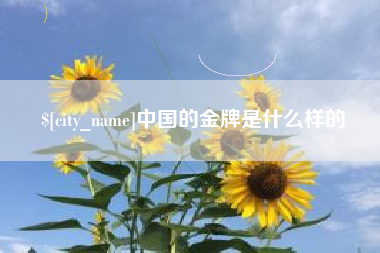 响水中国的金牌是什么样的