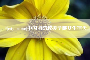 响水中国消防救援学院女生宿舍